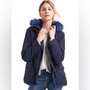 Gap Navy Blue 2-in-1 Parka Coat
